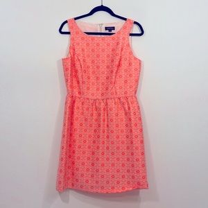 Tahari ASL, Neon Pink & White Sheath Dress, Size 10